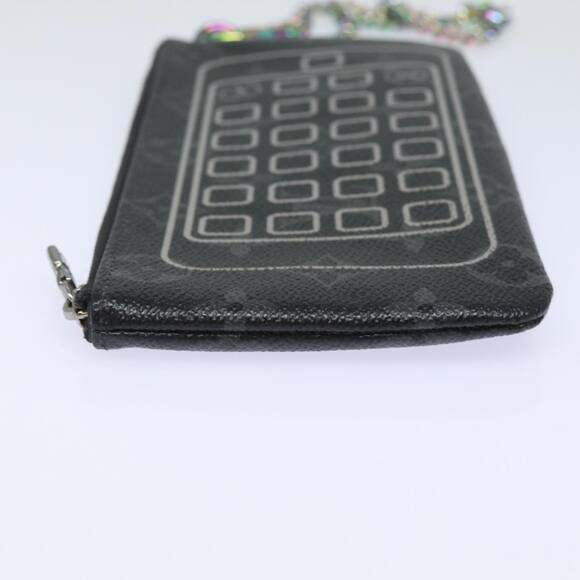 Louis Vuitton Monogram Eclipse Fragment Phone Pouch - Picture 11 of 13